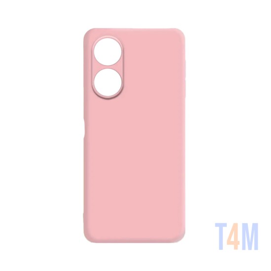 Silicone Case with Camera Shield for Oppo A58 5G/A78 5G Pink